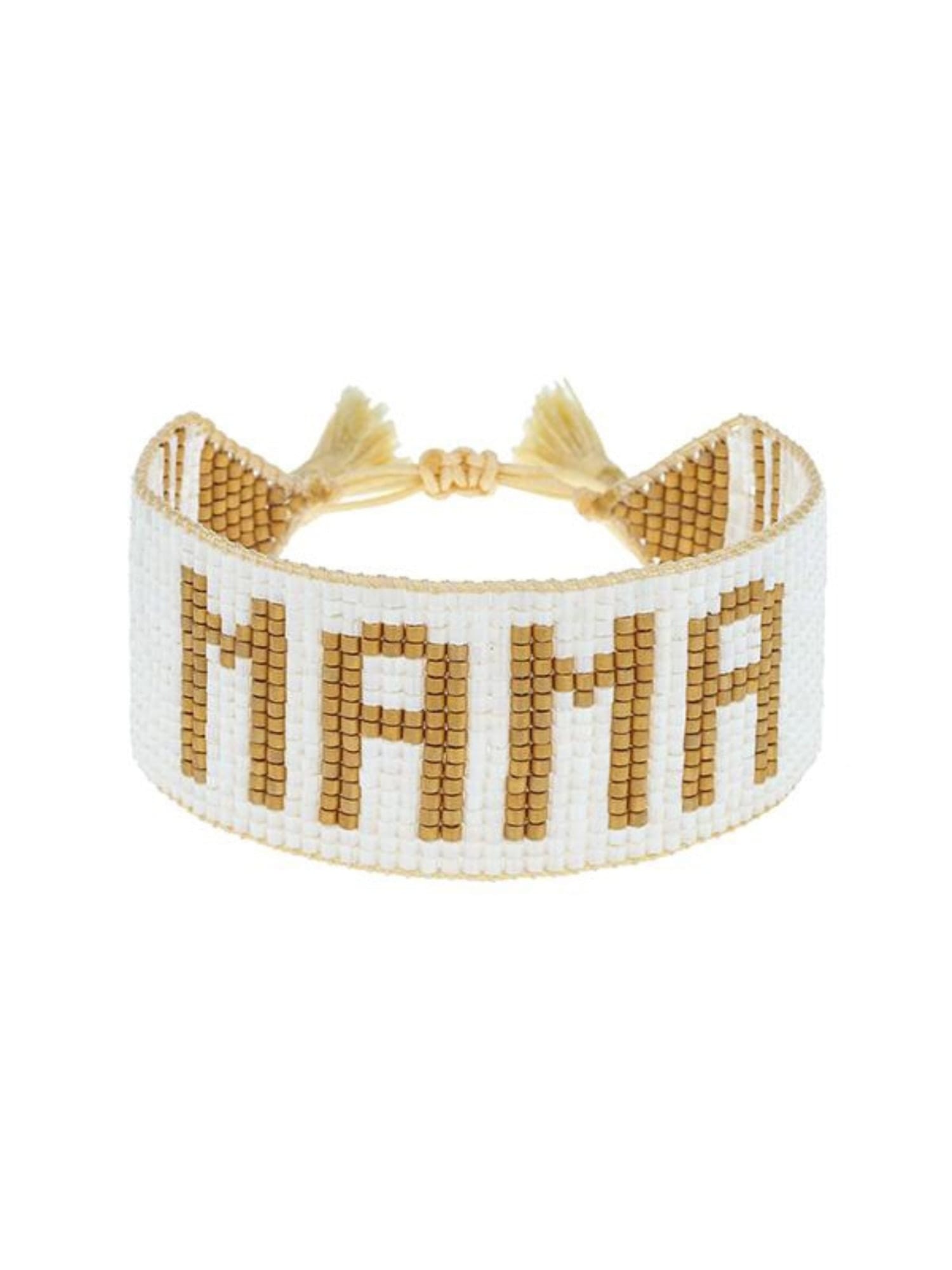 Gap HART White and Gold MAMA Bracelet