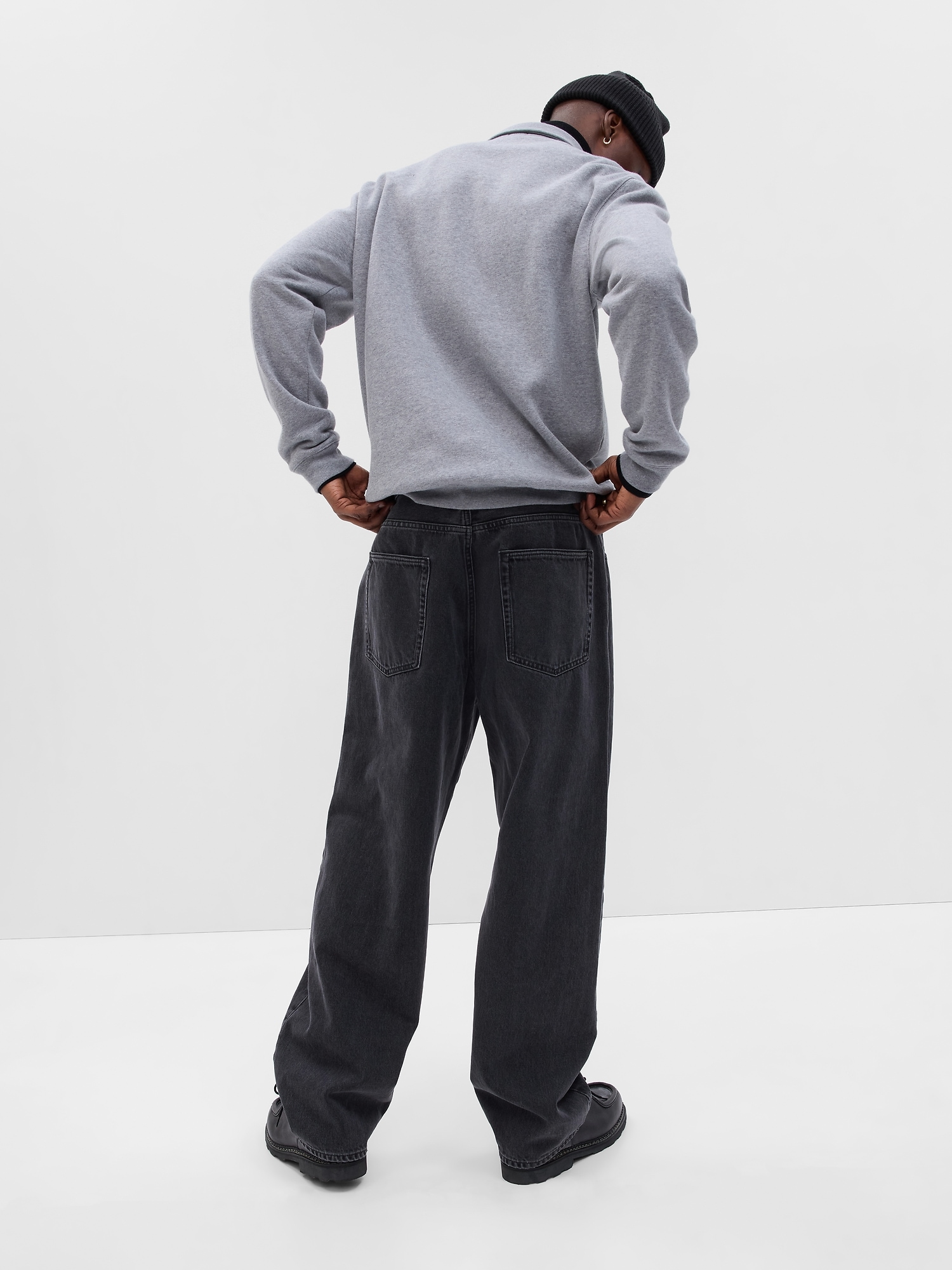 Baggy Jeans - Dark denim grey - Men | H&M IN-hkpdtq2012.edu.vn