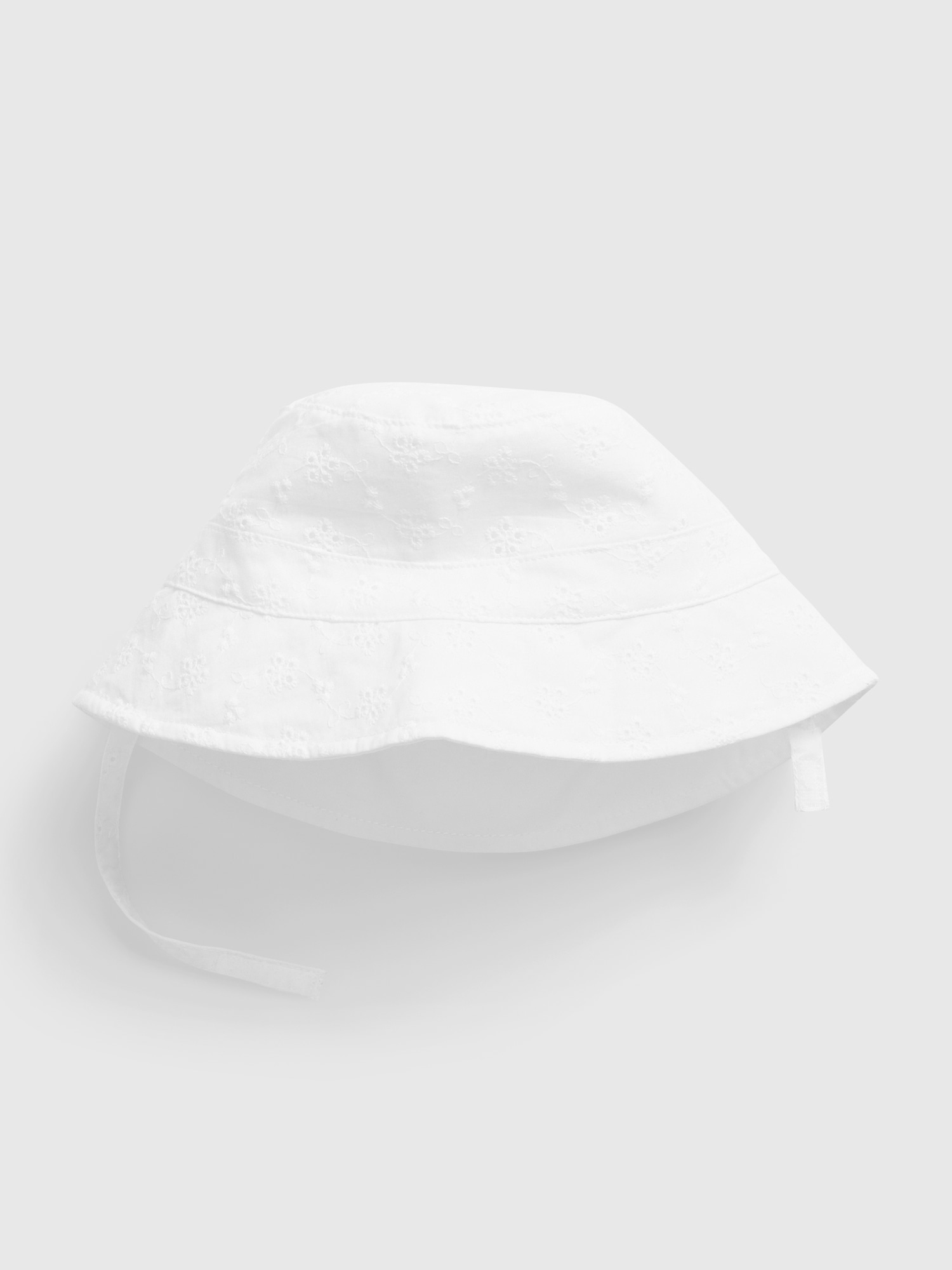 Gap Baby Eyelet Bucket Hat In Optic White