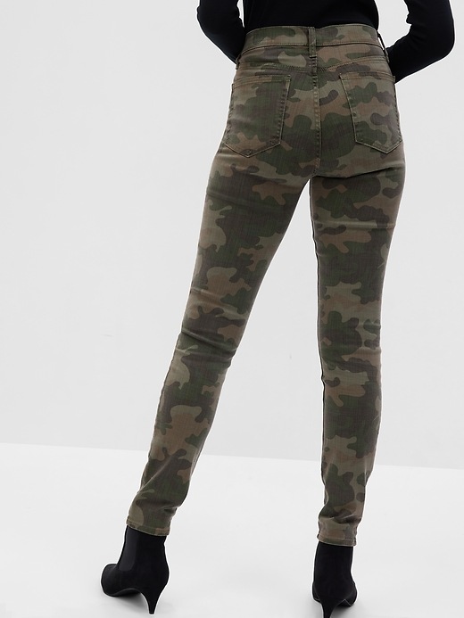 high rise true skinny jeans with washwell