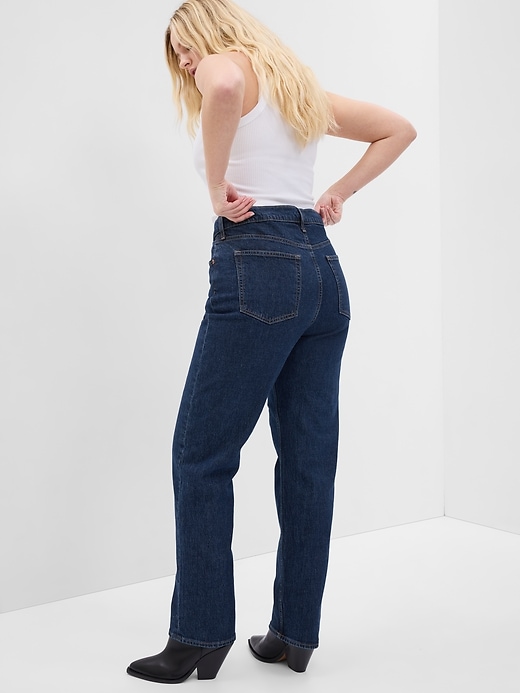 Image number 6 showing, High Rise Cheeky Straight Jeans