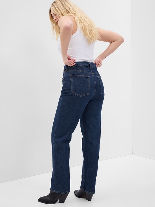 High Rise Cheeky Straight Jeans | Gap