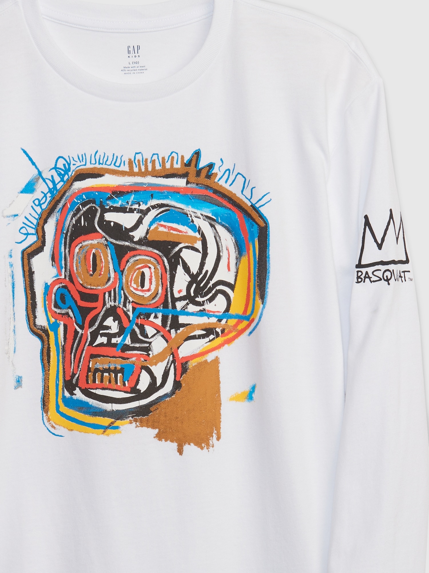 eel Wade Sea slug Jean-Michel Basquiat Teen Graphic T-Shirt | Gap