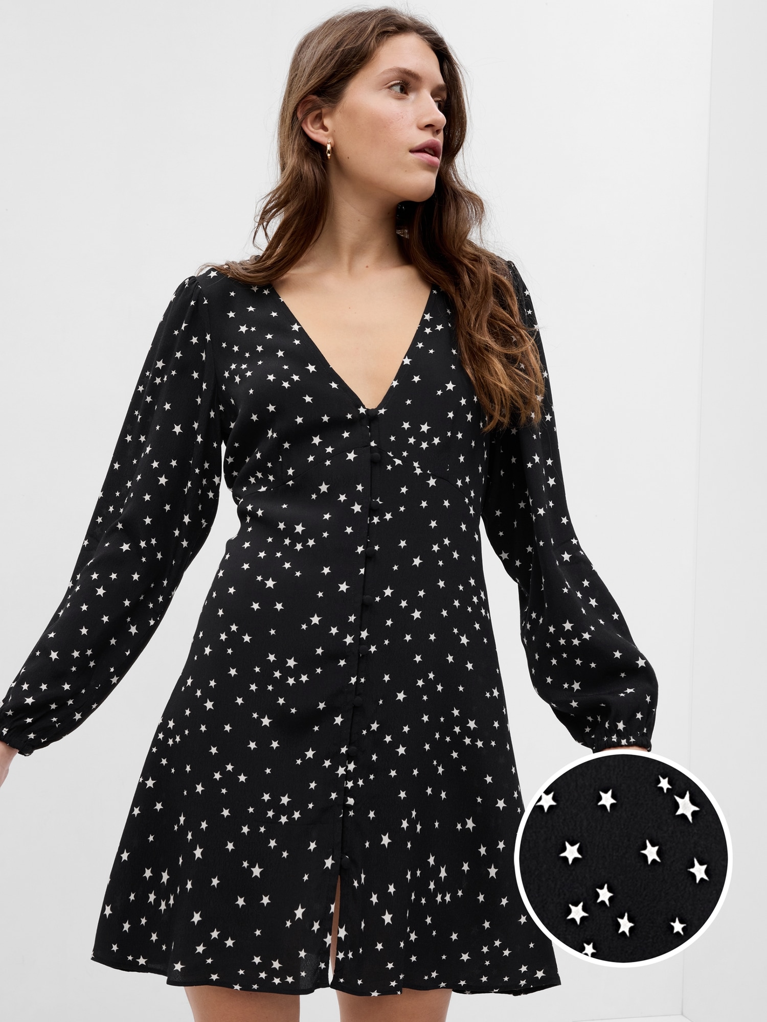 GAP LENZING3 ECOVERO3 MINI SWING DRESS