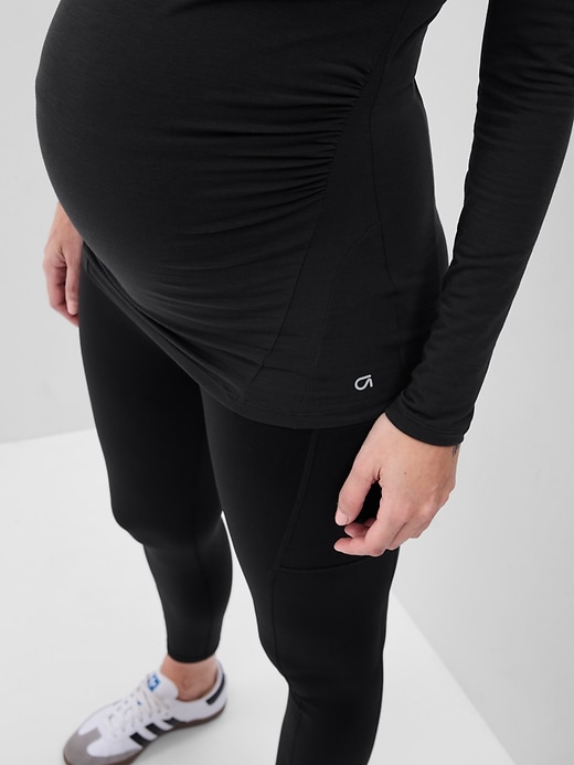 Image number 4 showing, GapFit Maternity Breathe T-Shirt