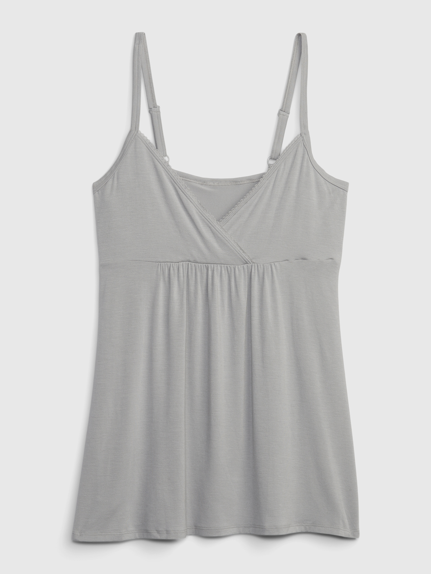 Gap Maternity Modal Sleep Cami In Gray