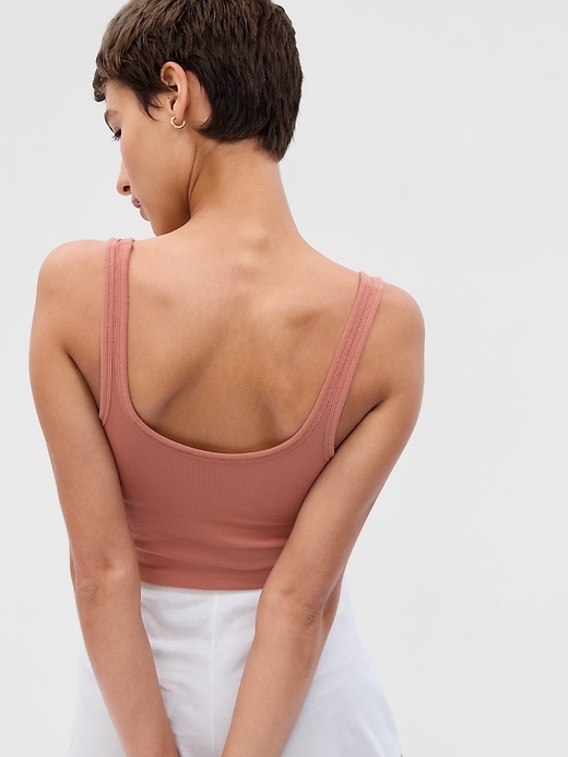 2 of 8 showing, with the color cedarwood brown of product Forever Favorite Support Tank Top