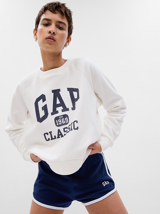1 of 8 showing, with the color new off white of product Vintage Soft Sweatshirt