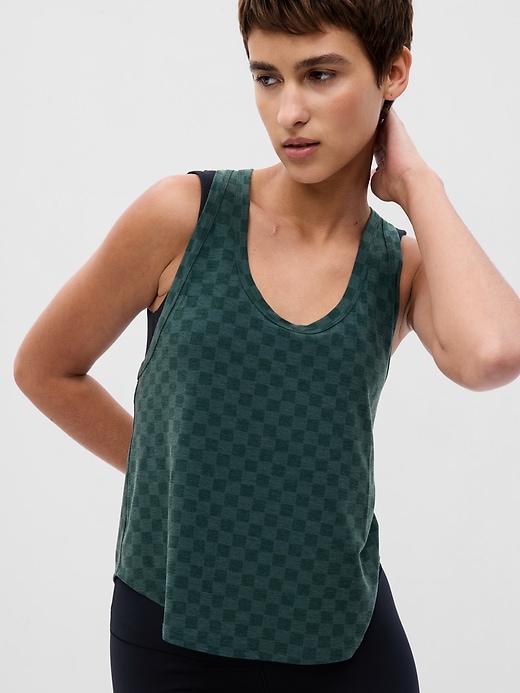 View large product image 1 of 1. GapFit Breathe Racerback Tank Top