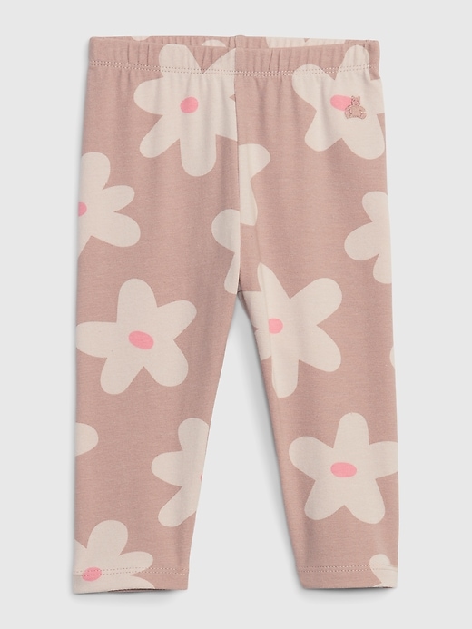 1 of 8 showing, with the color dull rose pink of product Baby Cotton Mix and Match Leggings