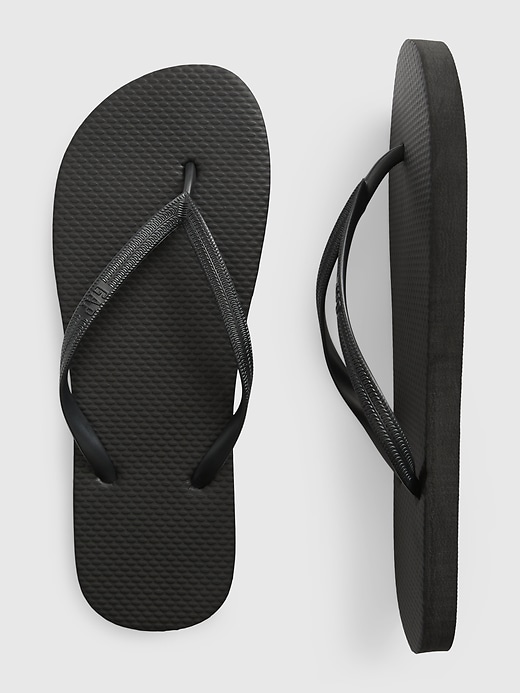 1 of 8 showing, with the color true black of product Flip Flops