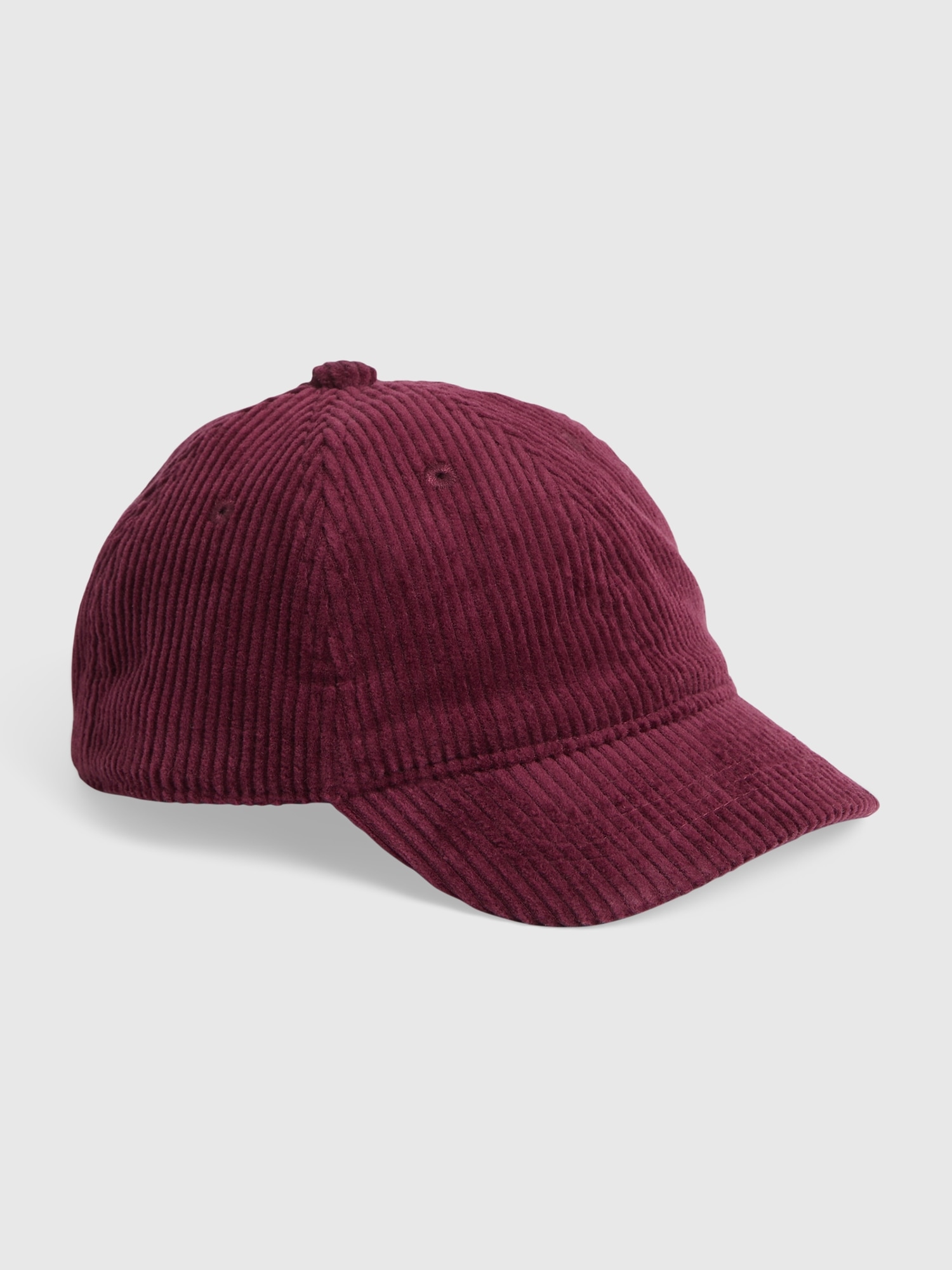 Gap Babies' Toddler Corduroy Baseball Hat In Ruby Wine Red