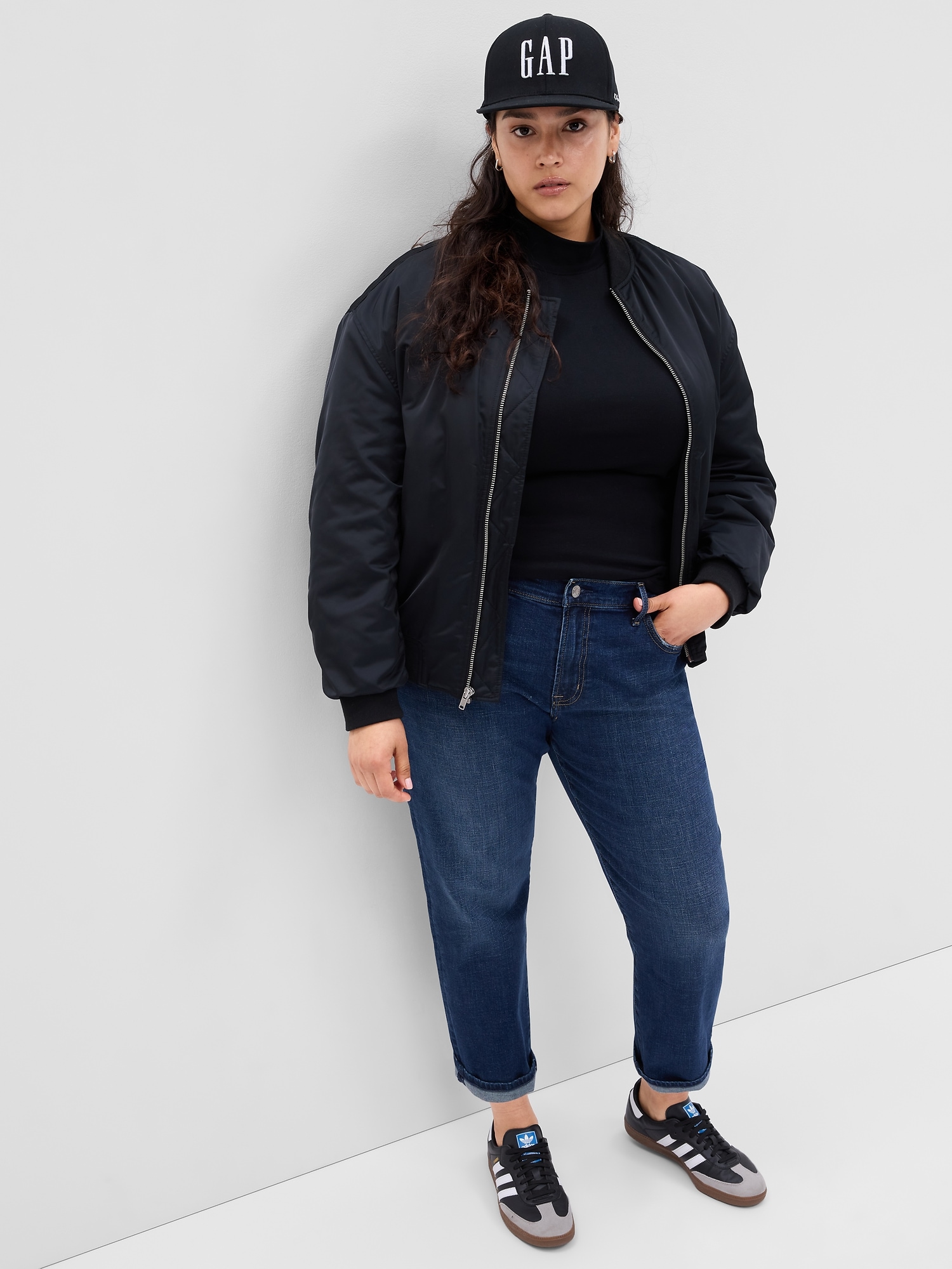 Mid Rise Girlfriend Jeans | Gap