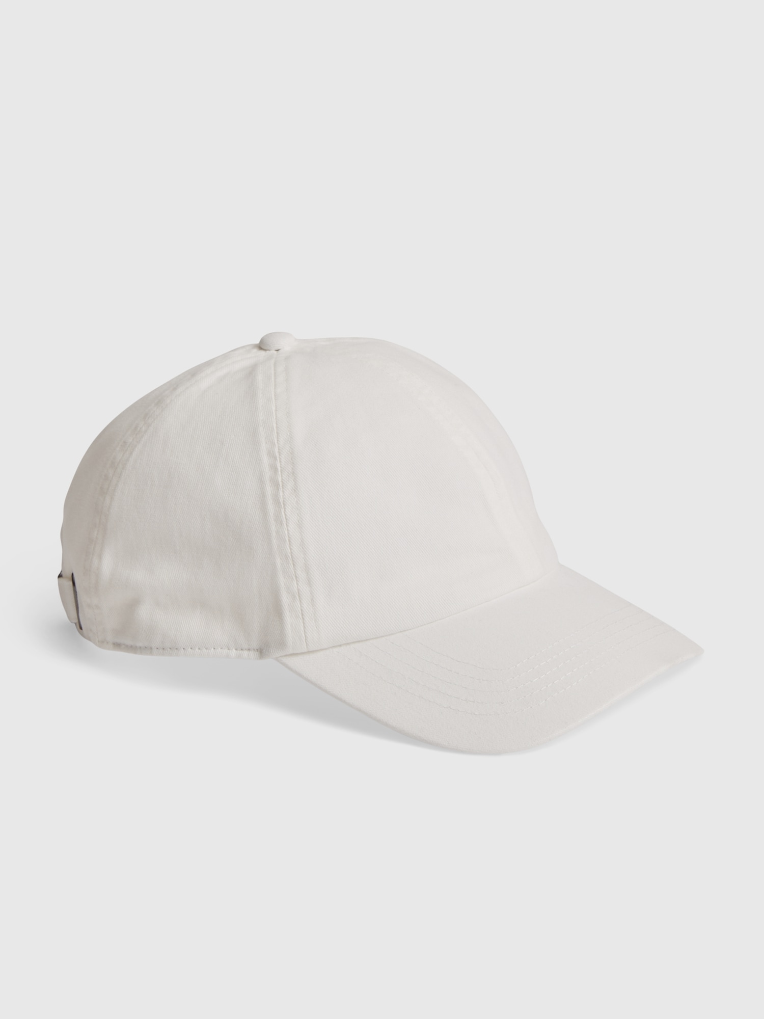 Gap Organic Cotton Washed Baseball Hat In White V2 Global
