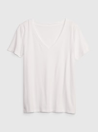 Organic Cotton Vintage V-Neck T-Shirt