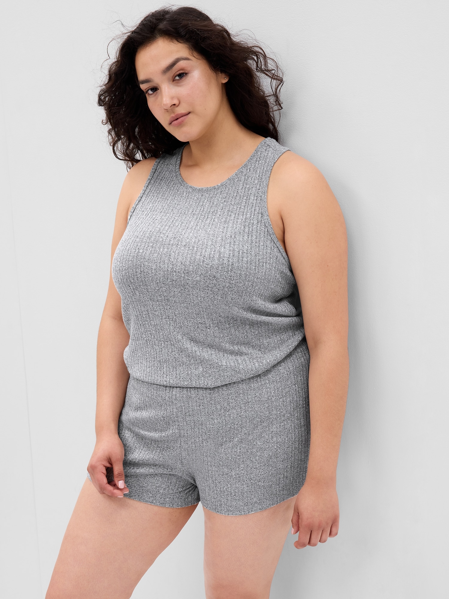 Softspun Rib Sleep Shorts Gap