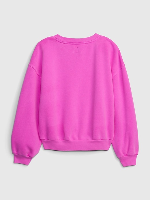 2 of 8 showing, with the color standout pink of product Kids Pullover Sweatshirt