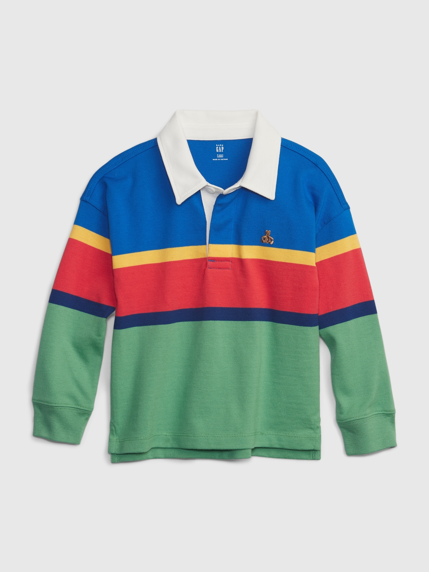 Gap Toddler Stripe Rugby Polo Shirt multi. 1