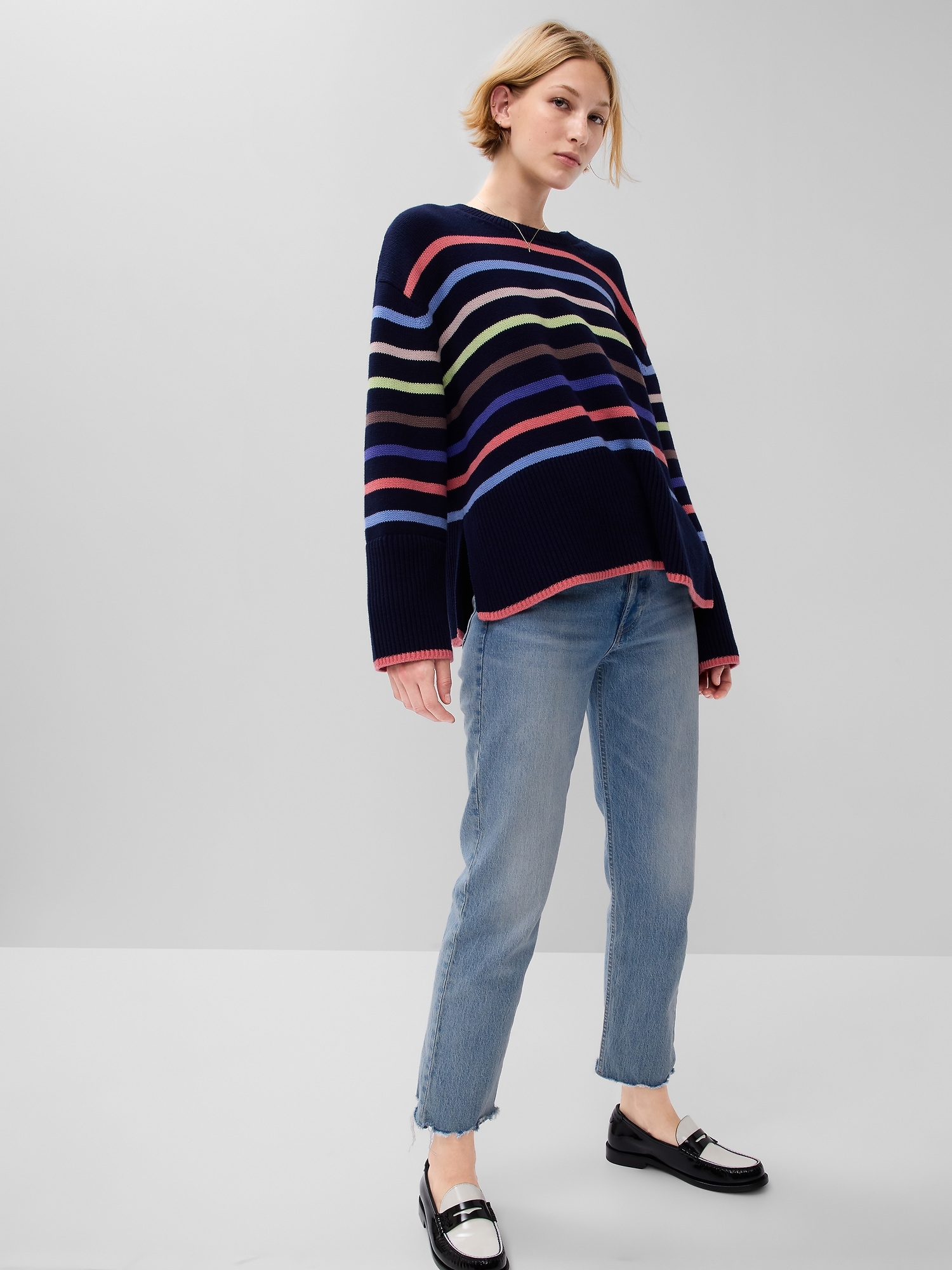 gap multi color sweater