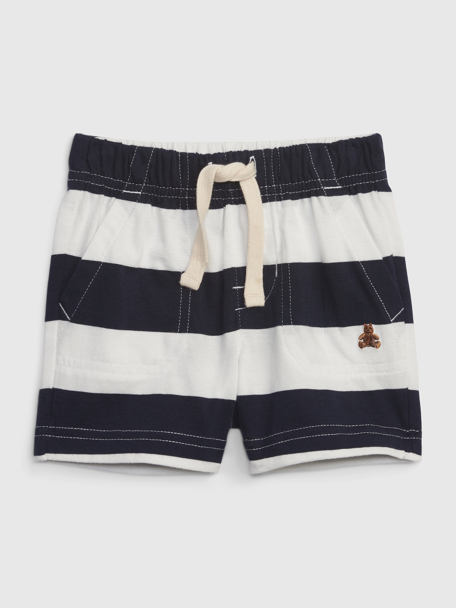 Gap Baby 100% Organic Cotton Mix and Match Pull-On Shorts white. 1