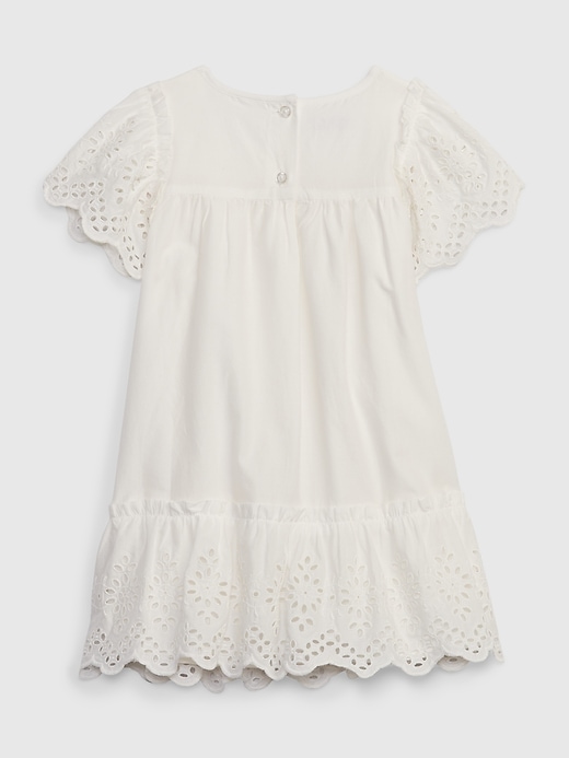 Toddler Tiered Eyelet Dress Gap