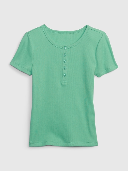 Image number 1 showing, Kids Rib Henley T-Shirt