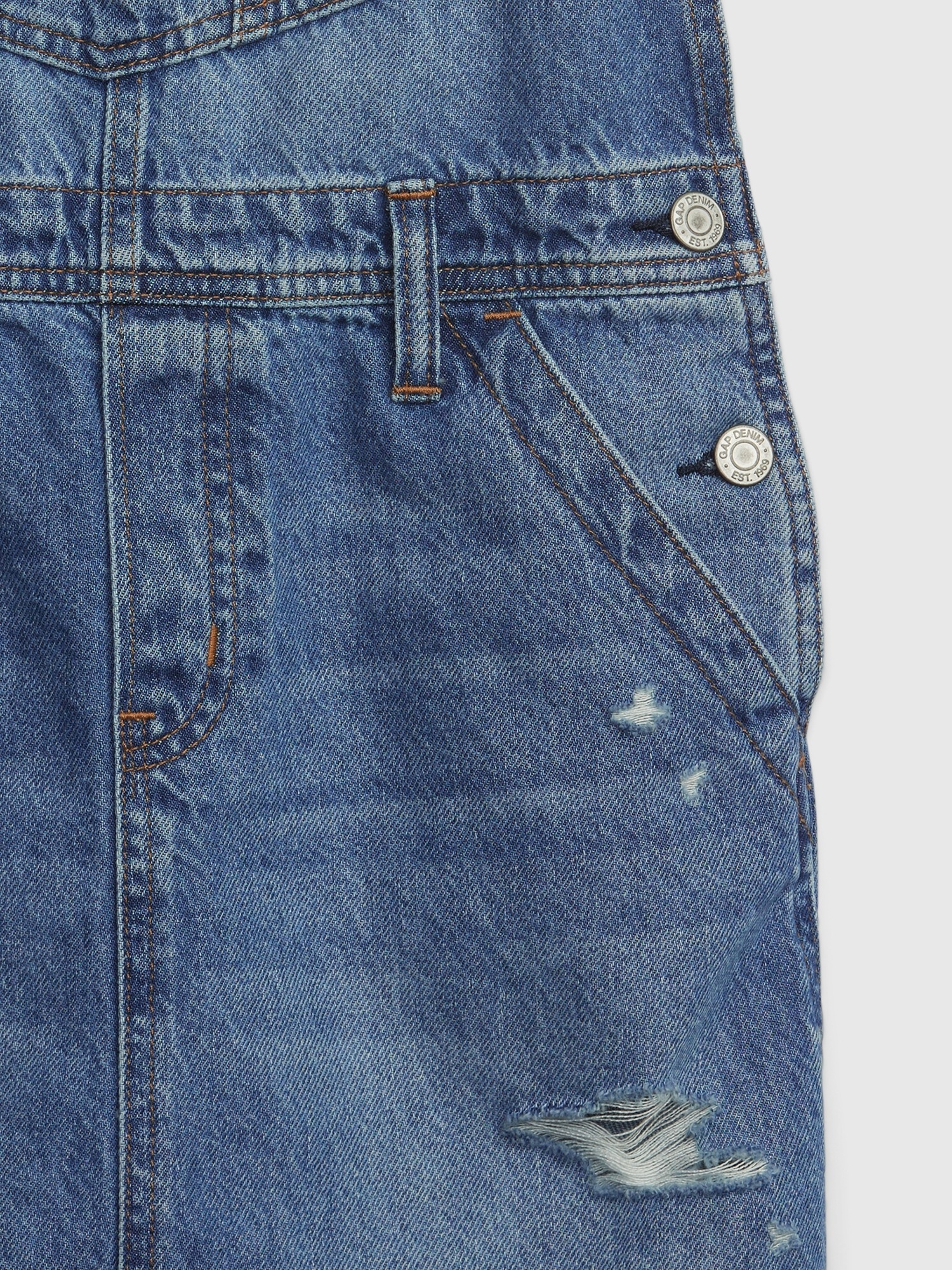Gap Kids Denim Pinafore Dress — фото 4