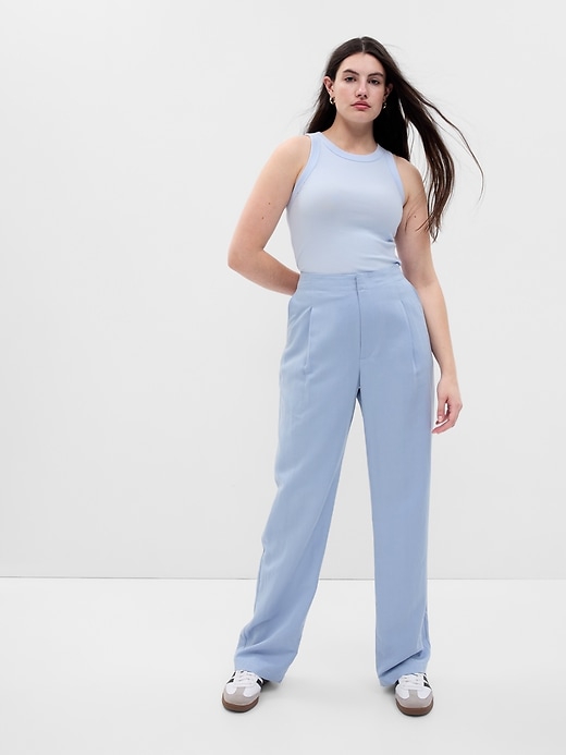 Image number 4 showing, High Rise SoftSuit Trousers