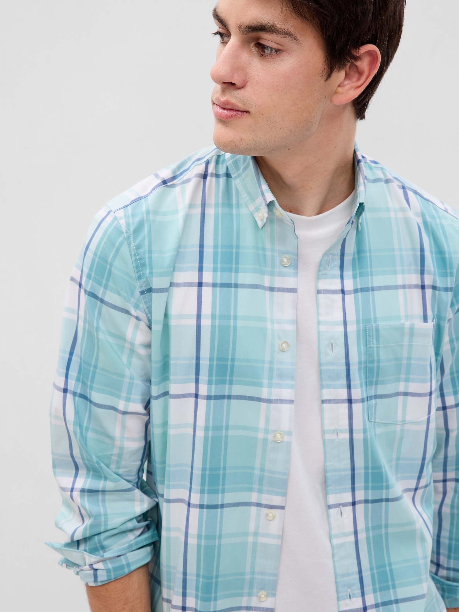 Gap All-Day Poplin Shirt in Standard Fit