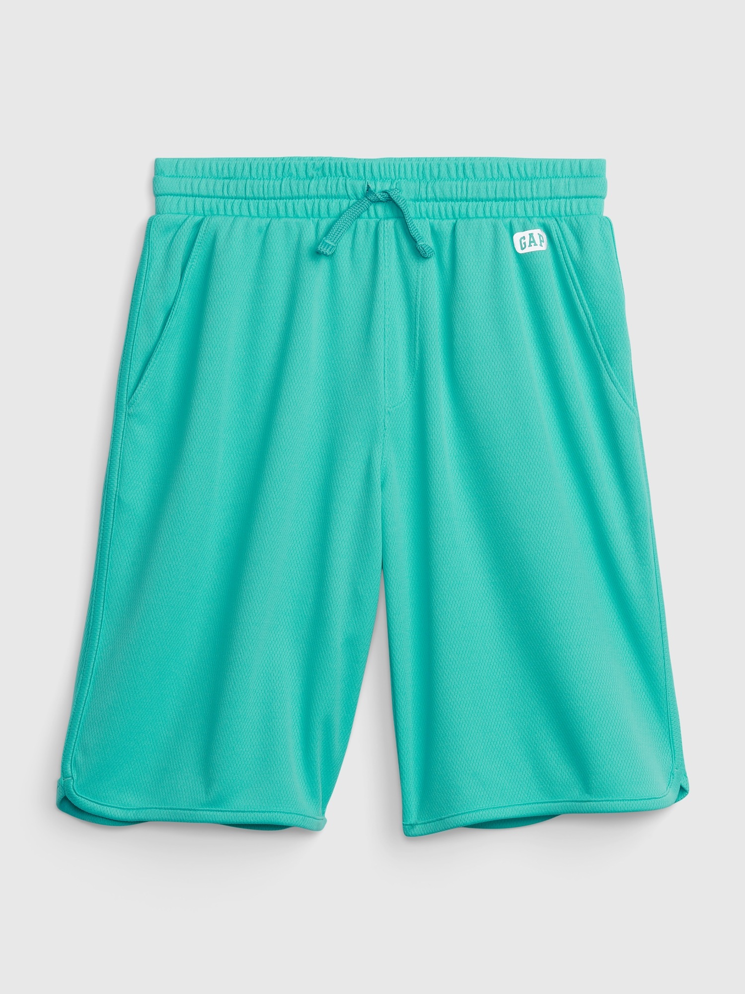 Gap Fit Kids Fit Tech Mesh Shorts blue. 1