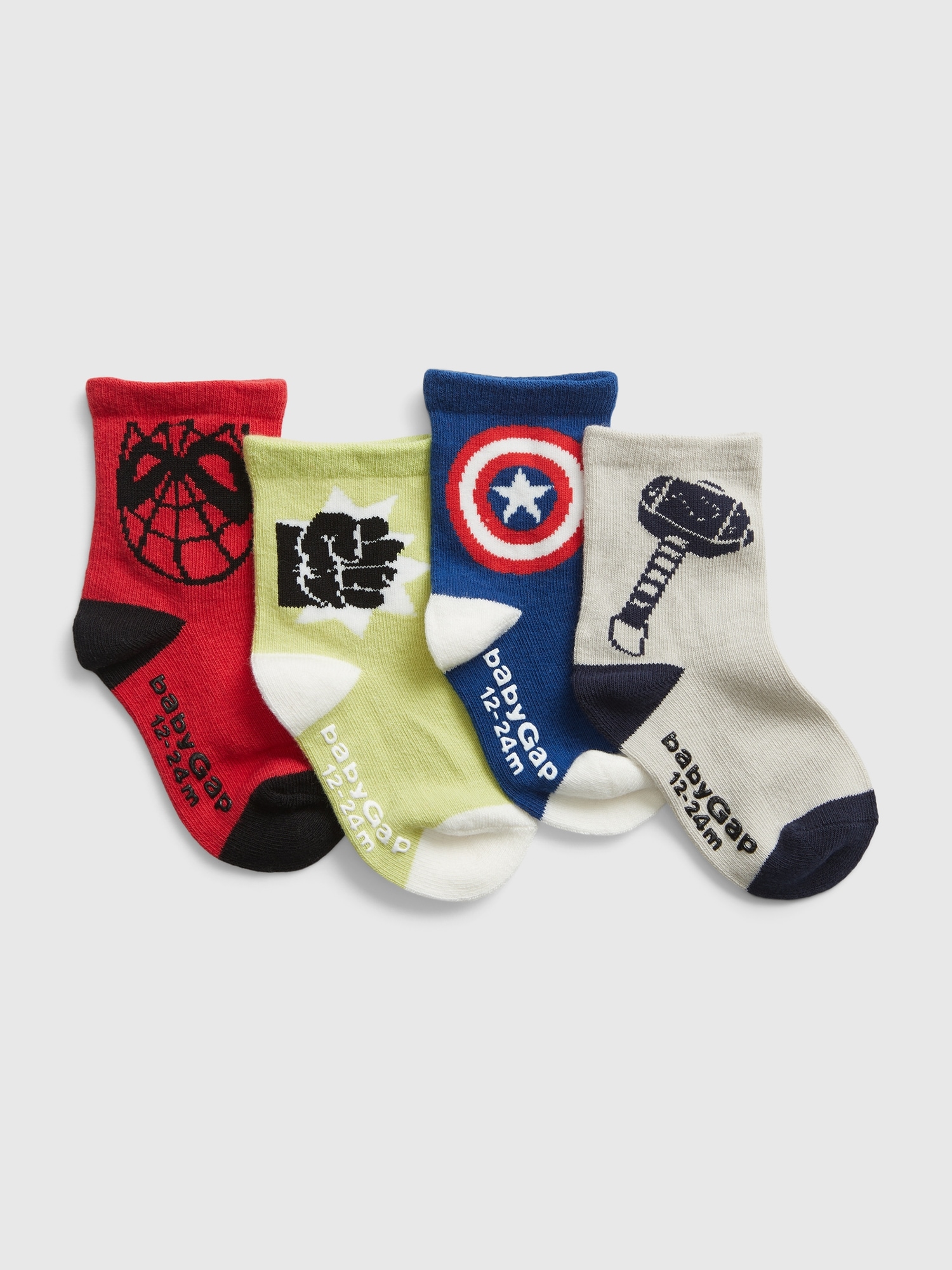 Gap babyGap &#124 Marvel Crew Socks (4-Pack) multi. 1