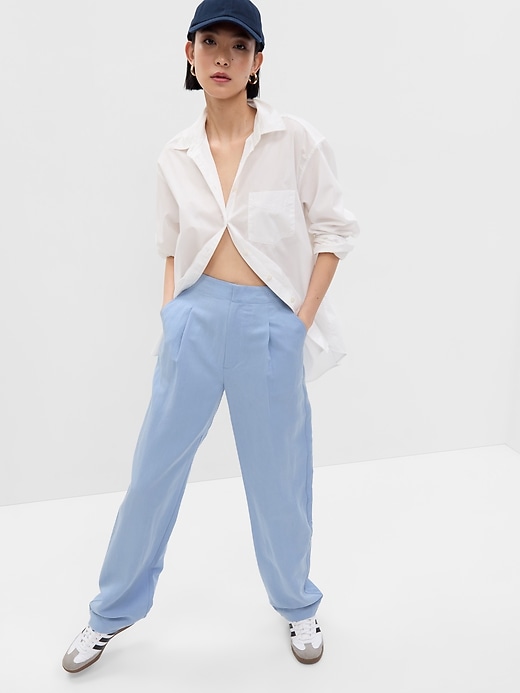 Image number 1 showing, High Rise SoftSuit Trousers