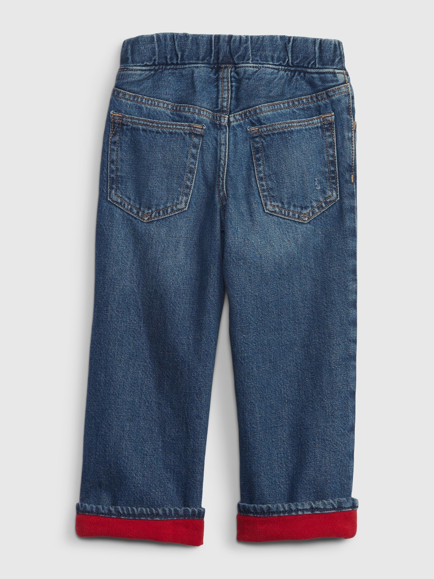Toddler Fleece Lined Original Fit Jeans with Washwell