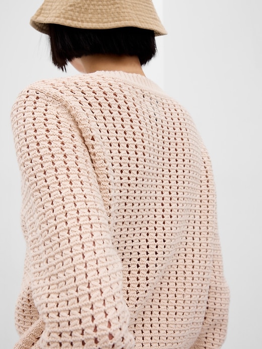 Crochet Crewneck Sweater | Gap