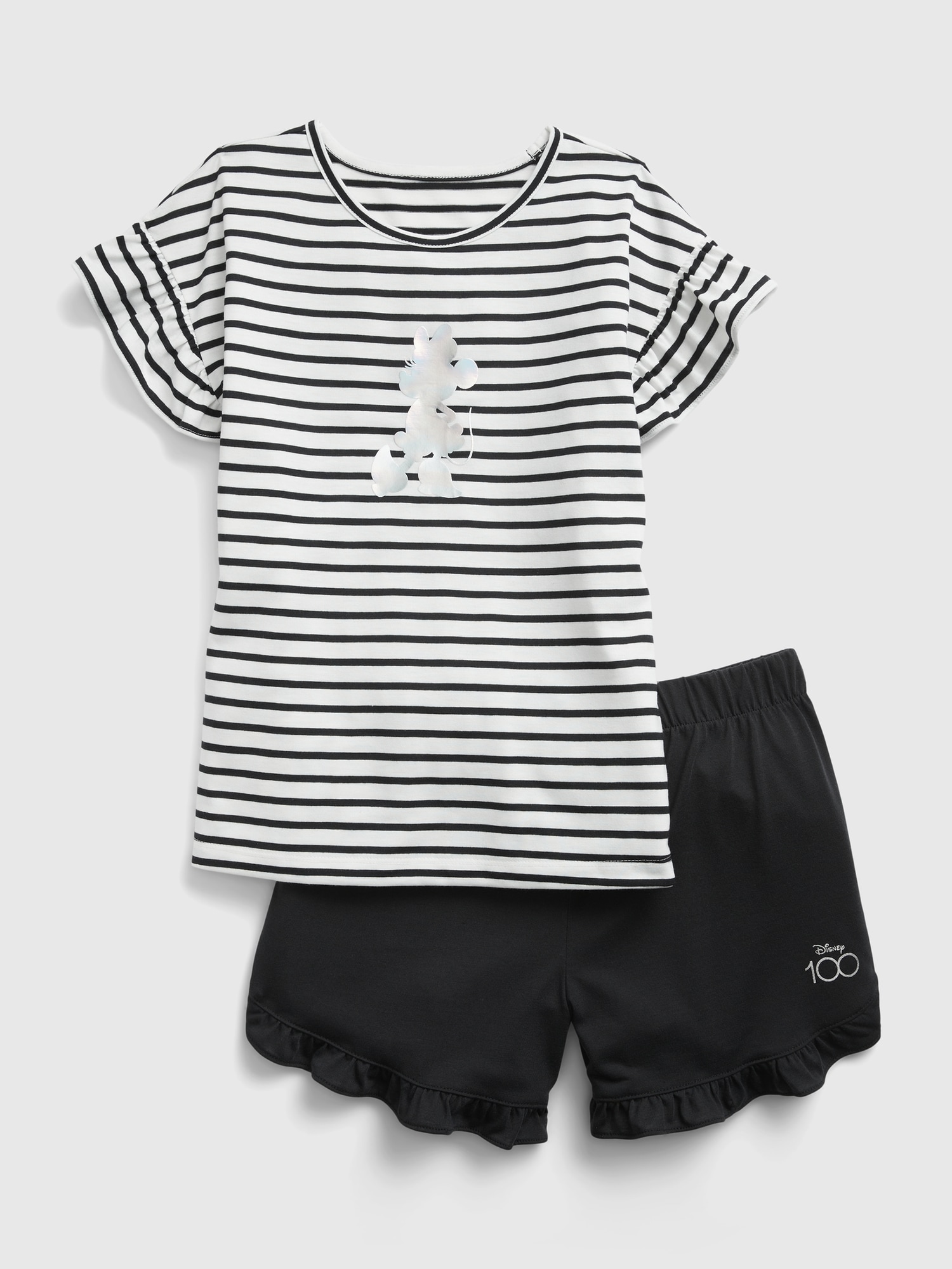 GapKids | Disney 100% Recycled Minnie Mouse PJ Shorts Set | Gap