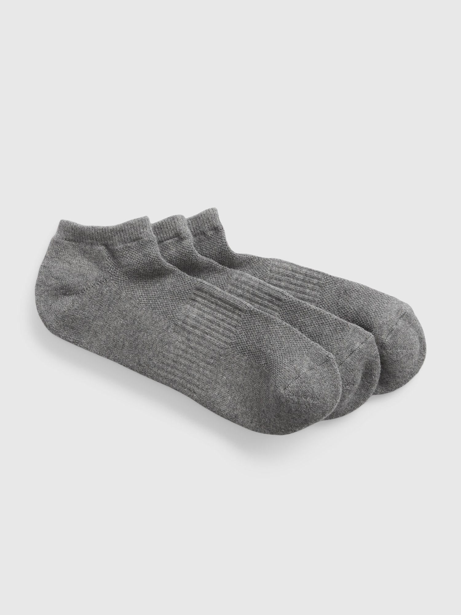 Gap Athletic Ankle Socks (3-pack) In Grey