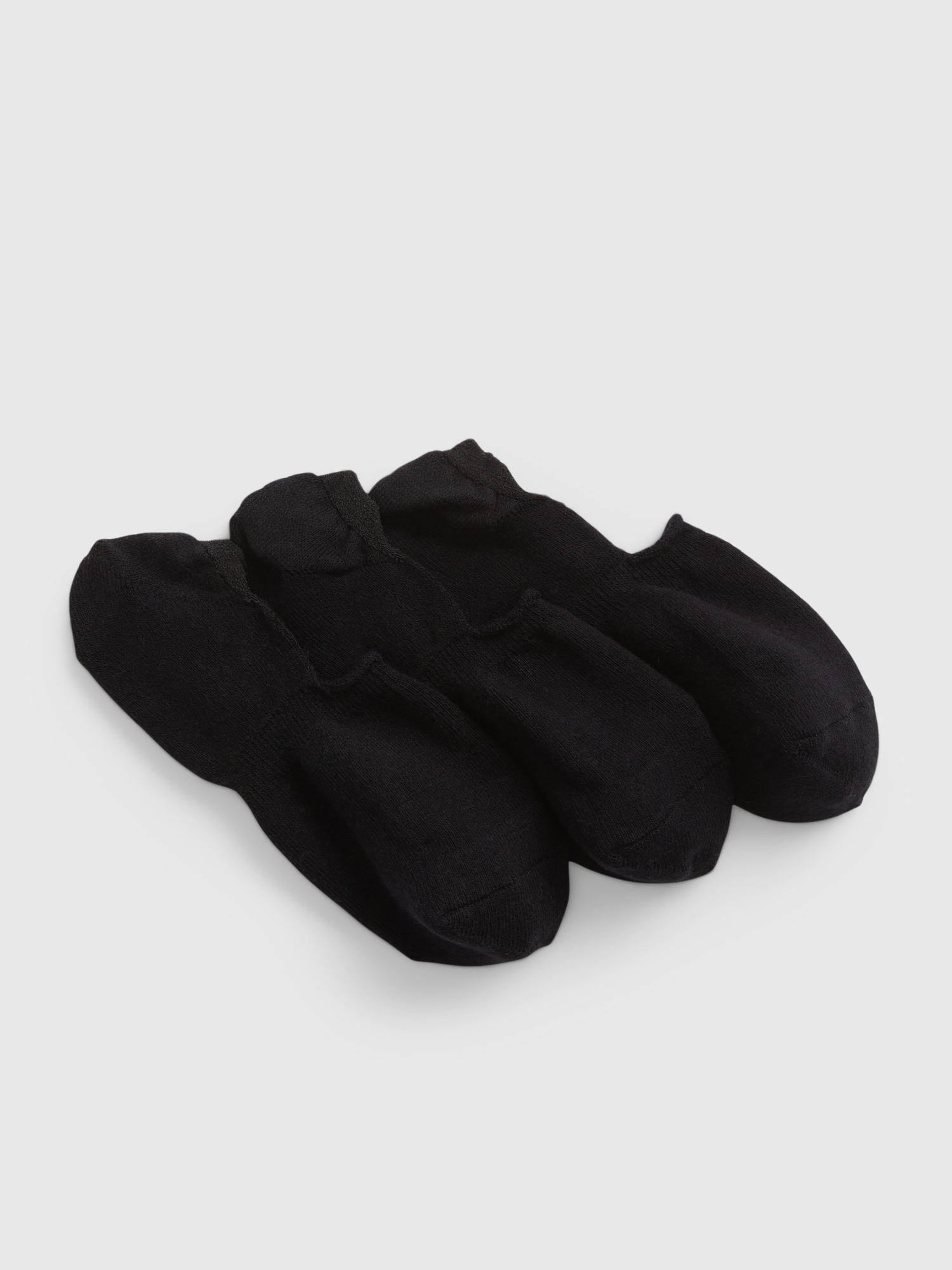 Gap No-show Socks (3-pack) In Black