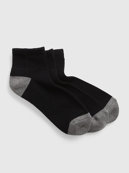 View large product image 1 of 2. Quarter Crew Socks (3-Pack)