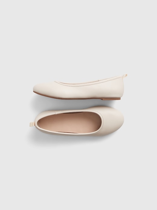 1 of 8 showing, with the color new off white of product Kids Ballet Slippers