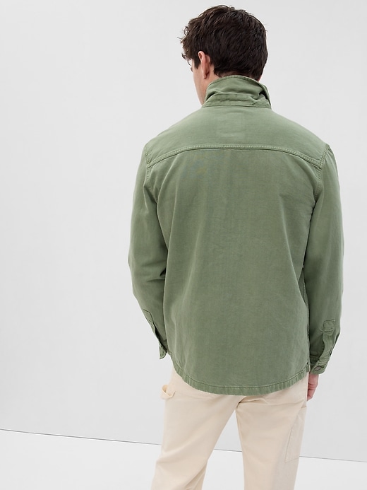 Denim Utility Shirt Jacket with Washwell Gap