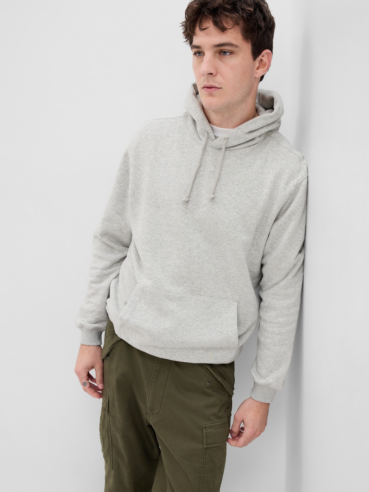 Gap Vintage Soft Hoodie In Light Gray