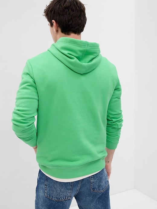 2 of 8 showing, with the color jamaica green of product Layered Gap Logo Hoodie