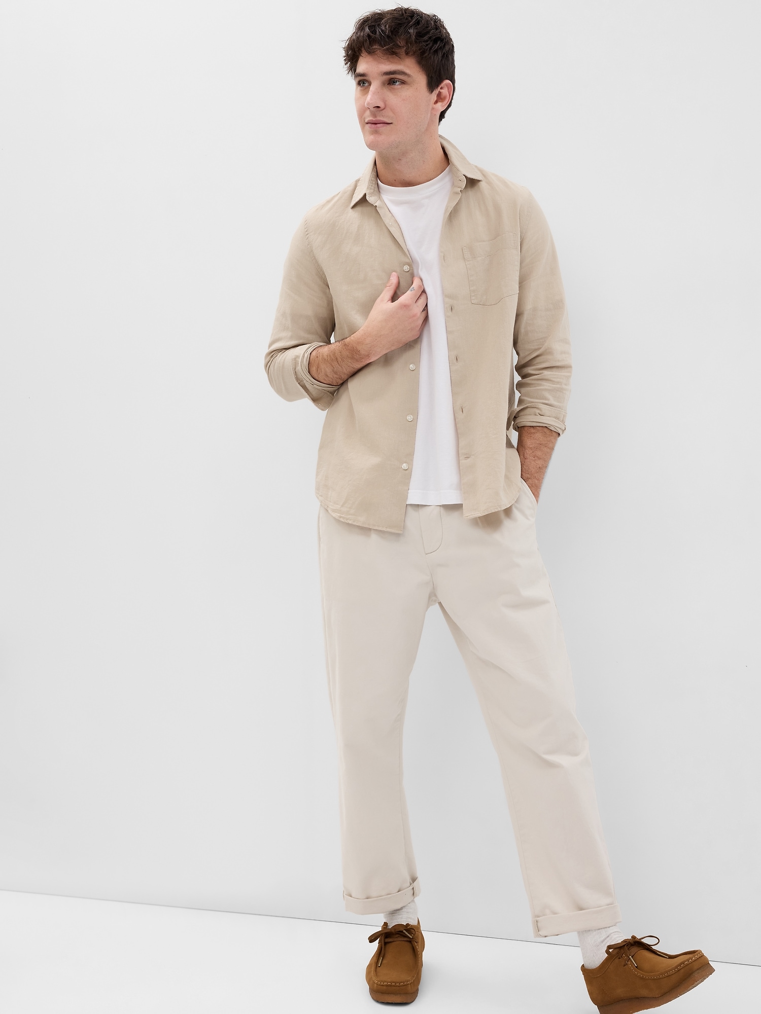 Mens Linen Shirts | Gap