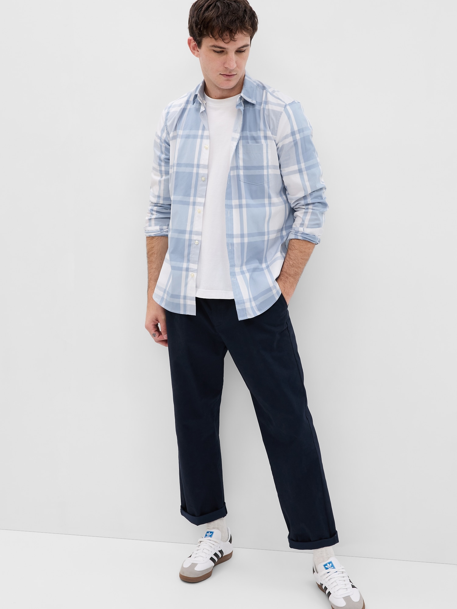 Gap All-Day Poplin Shirt in Standard Fit