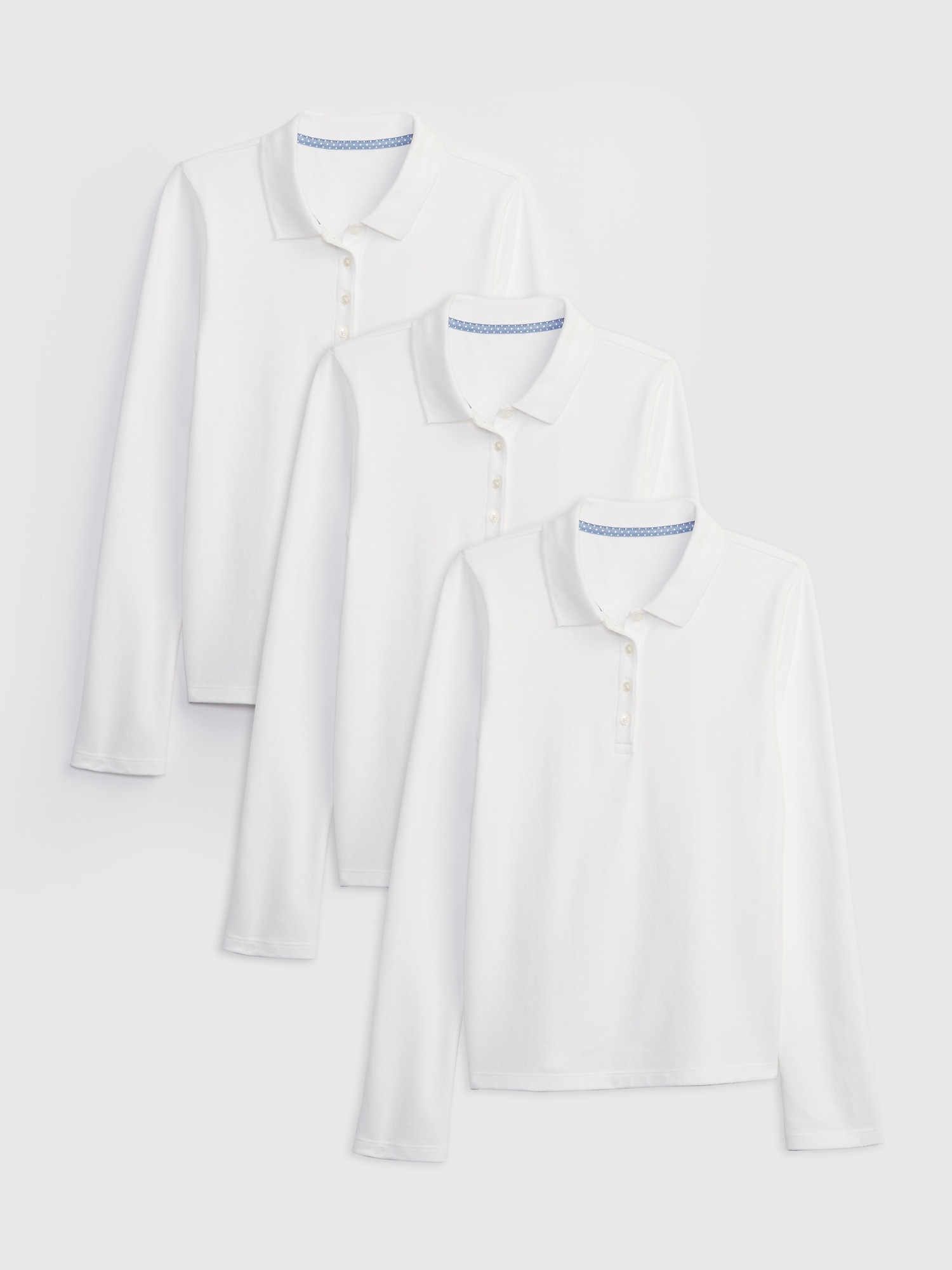 Kids Cotton Polo Shirt (3-Pack)