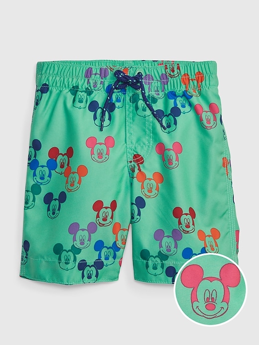 babyGap | Disney 100% Recycled Mickey Mouse Swim Trunks | Gap