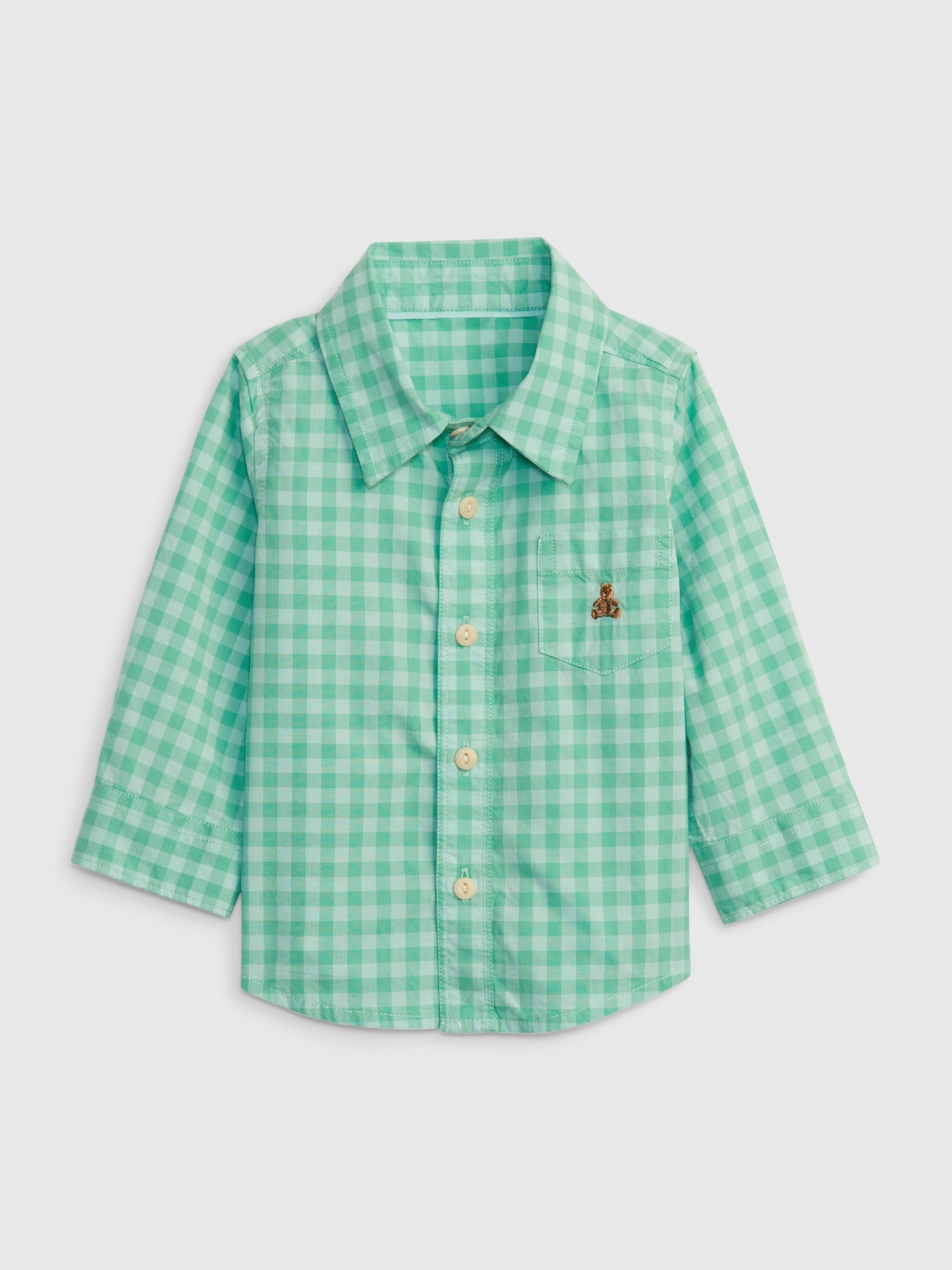 Gap gingham shirt deals
