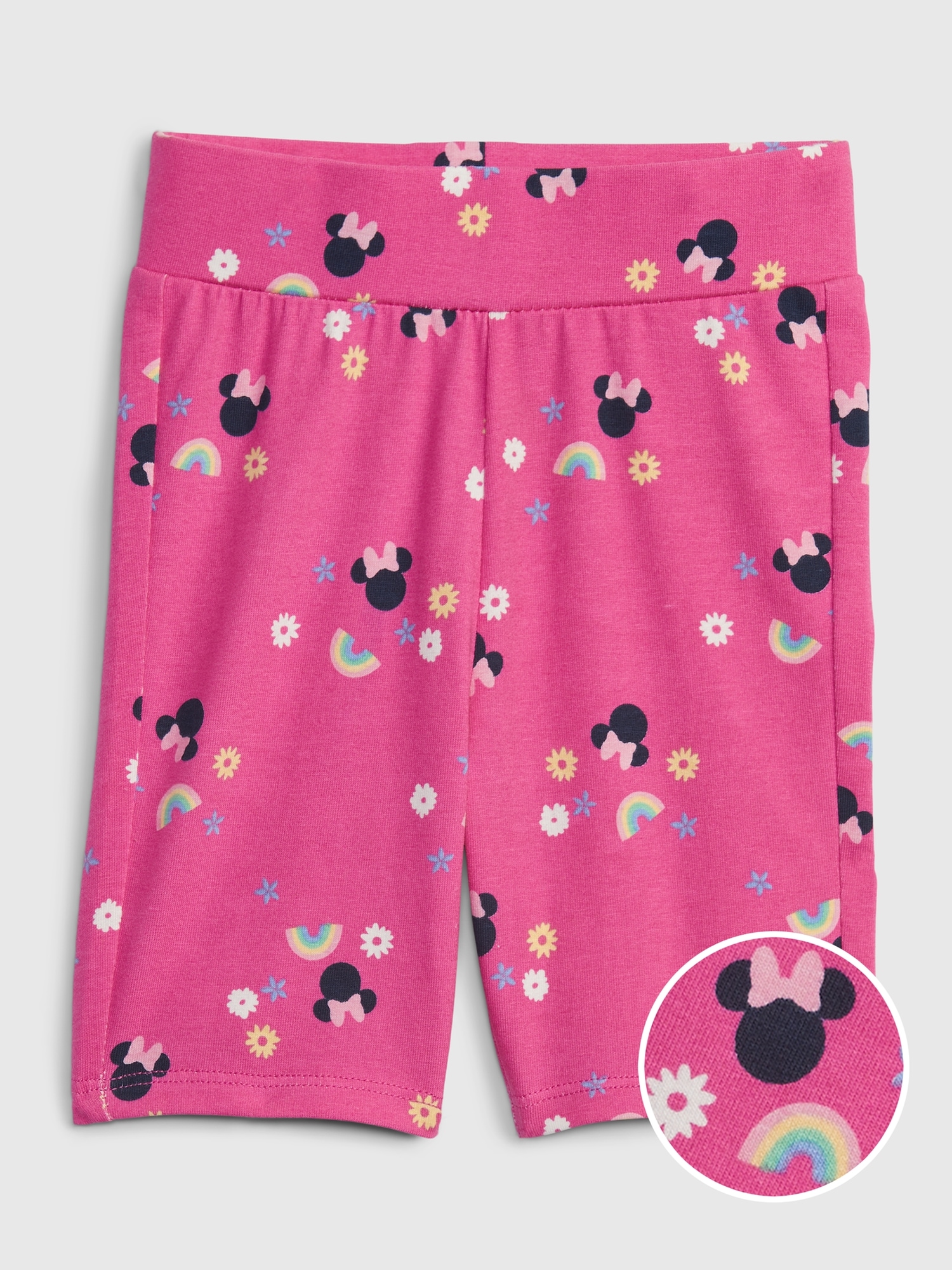 Gap babyGap &#124 Disney Organic Cotton Mix and Match Minnie Mouse Bike Shorts pink. 1