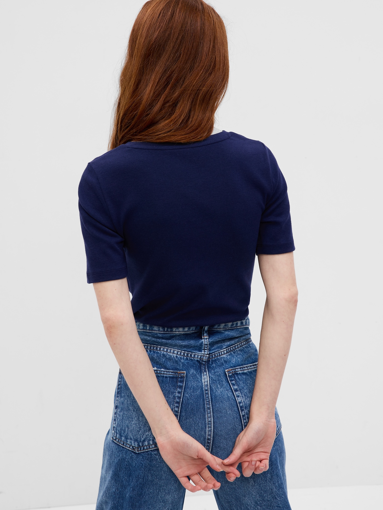 Modern Crewneck T Shirt Gap