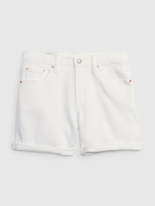 5” Mid Rise Girlfriend Denim Shorts Gap
